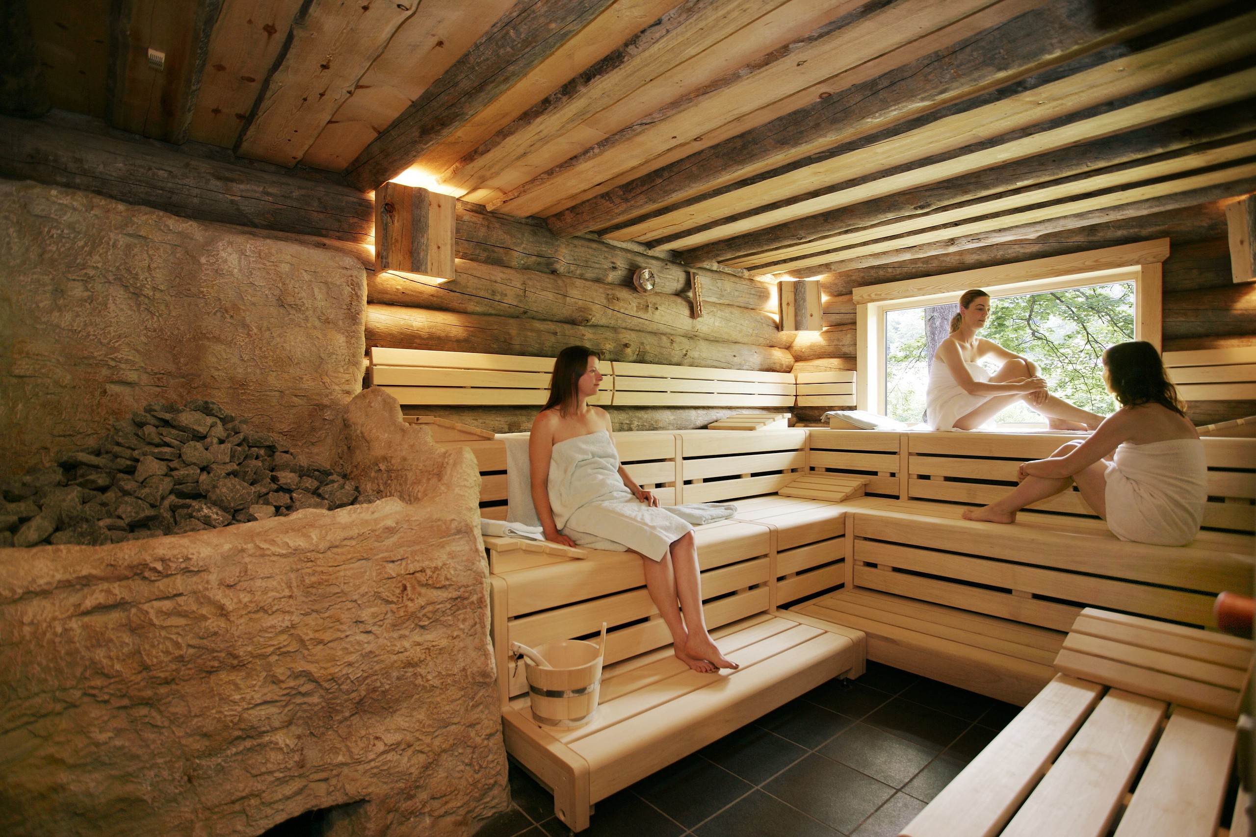Sauna in der Aeskulap-Therme