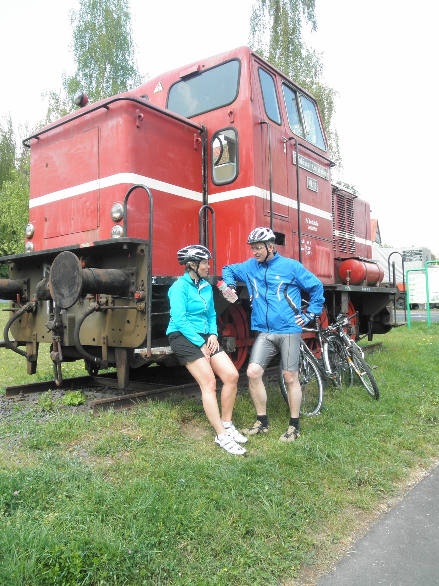 Bahnradweg Lok in Birstein